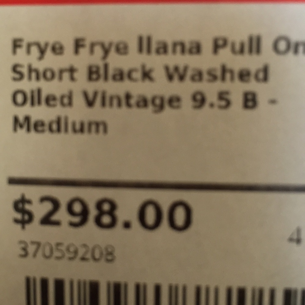 Frye Black Leather Ankle Boots 9.5B - Picture 9 of 9